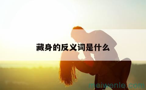 藏身的反义词是什么