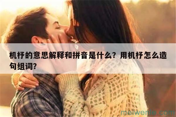 机杼的意思解释和拼音是什么？用机杼怎么造句组词？