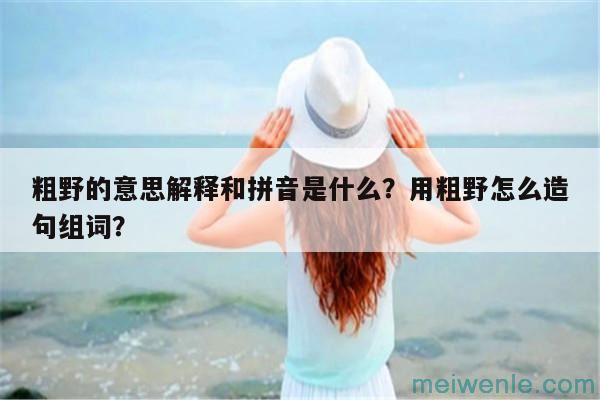 粗野的意思解释和拼音是什么？用粗野怎么造句组词？