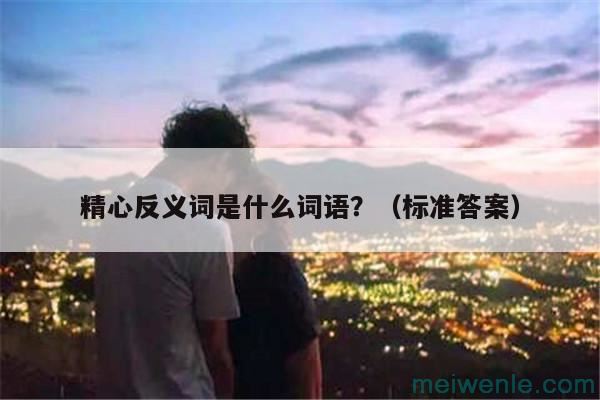 精心反义词是什么词语？（标准答案）