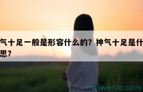 神气十足一般是形容什么的？神气十足是什么意思？