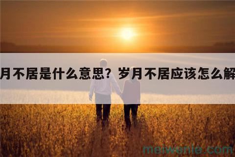 岁月不居是什么意思？岁月不居应该怎么解释？