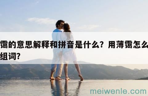 薄霭的意思解释和拼音是什么？用薄霭怎么造句组词？