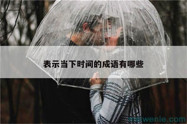 形容时间的成语( 形容时间的成语)