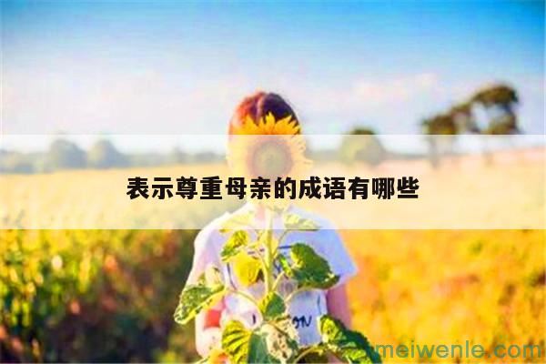 关于孝敬父母的四字成语( 孝敬父母的成语)