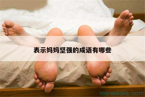 母亲死了却很坚强,该用什么成语表示？( 母亲死了很坚强，应该用什么成语来表示)