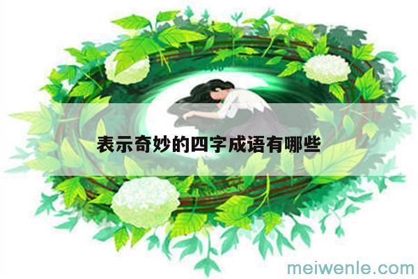 神奇描写的四字词语( 不可思议的四字词)