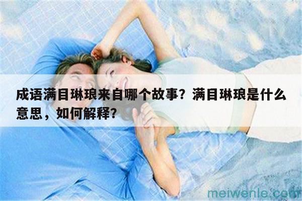 成语满目琳琅来自哪个故事？满目琳琅是什么意思，如何解释？