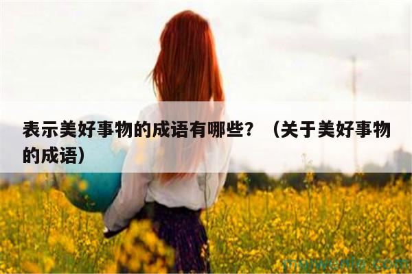 表示美好事物的成语有哪些?(关于美好事物的成语)