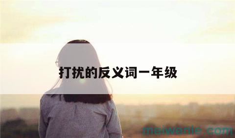 打扰的反义词一年级